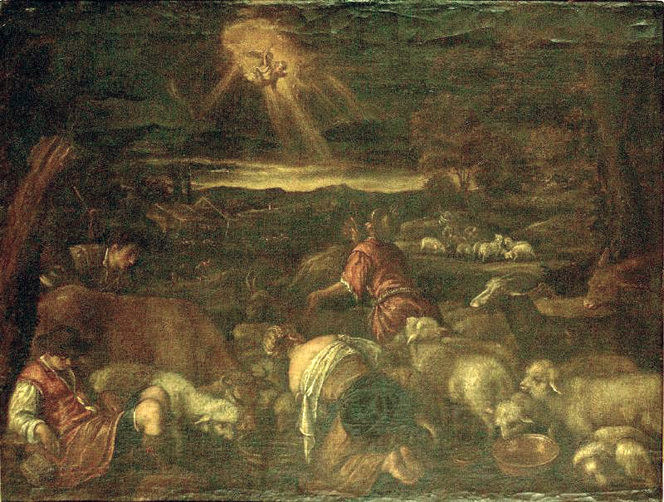 Bottega Bassano, Annuncio ai Pastori, Seminario Patriarcale di Venezia, Pinacoteca Manfrediniana 