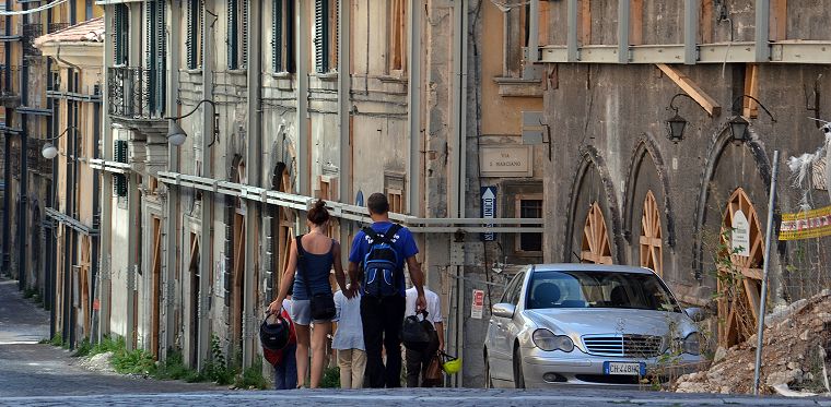 L'Aquila (Abruzzen), earthquake