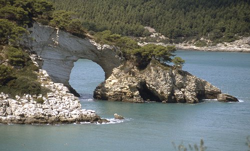 Gargano schiereiland, Apuli, Itali