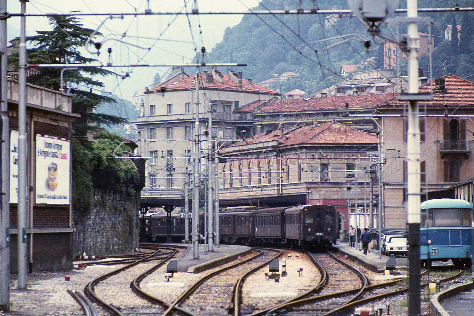 Station Como, Como railway station, Lombardy. Italy
