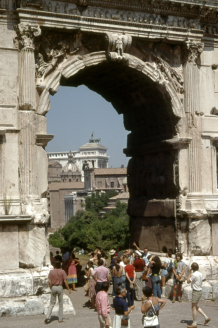 Boog van Titus, Arch of Titus, Rome, Italy