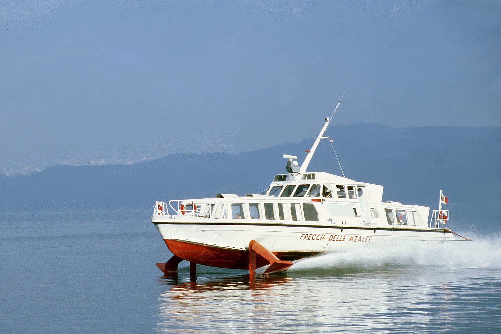 Draagvleugelboot "Freccia delle Azalee", Hydrofoil "Freccia delle Azalee", Lombardy, Itali