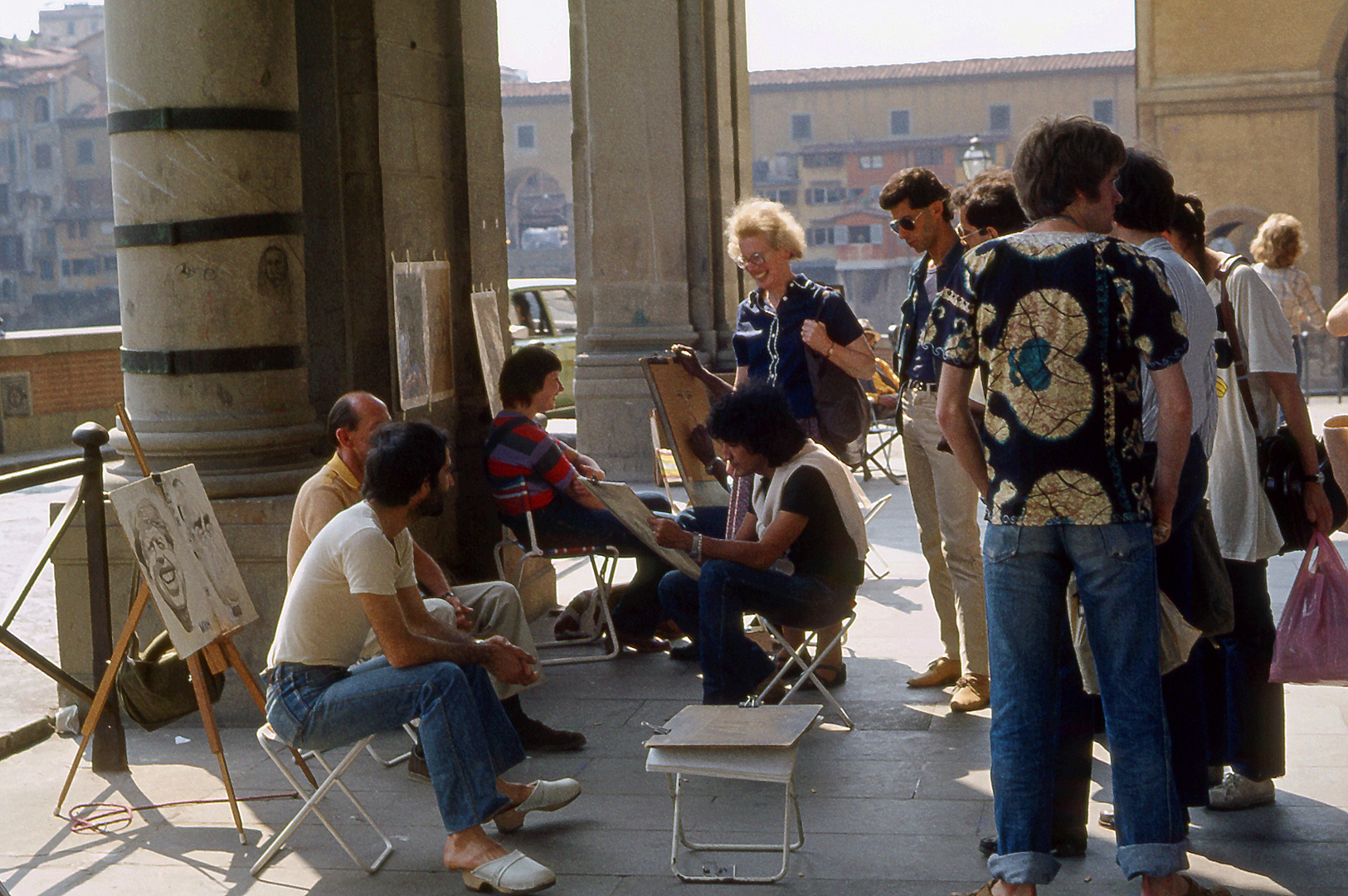 Straatkunstenaars (Florence, Itali), Street-artists (Florence, Italy)