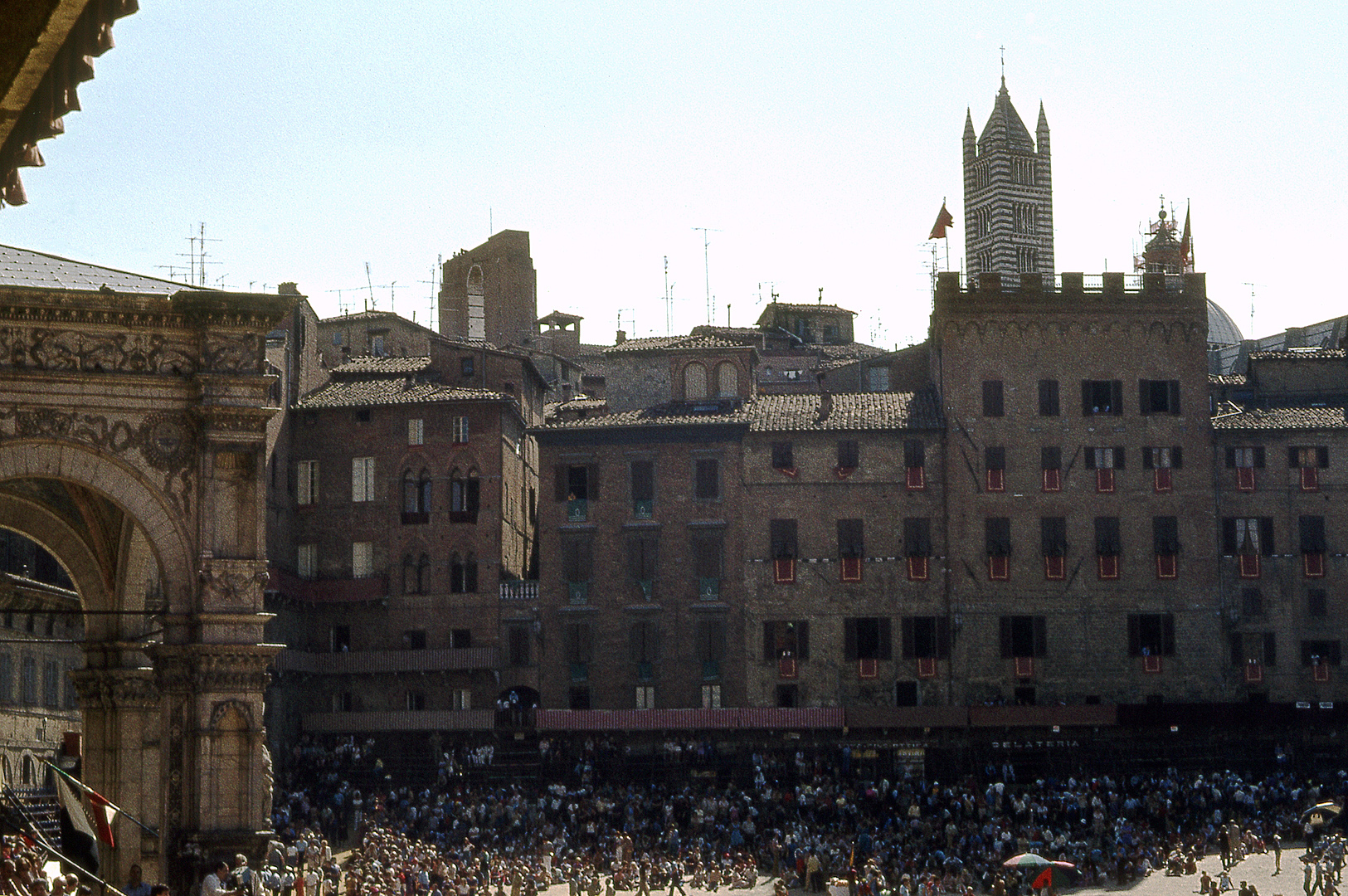 Piazza del Campo, Siena (Toscane, Itali), Piazza del Campo, Siena (Tuscany, Italy)