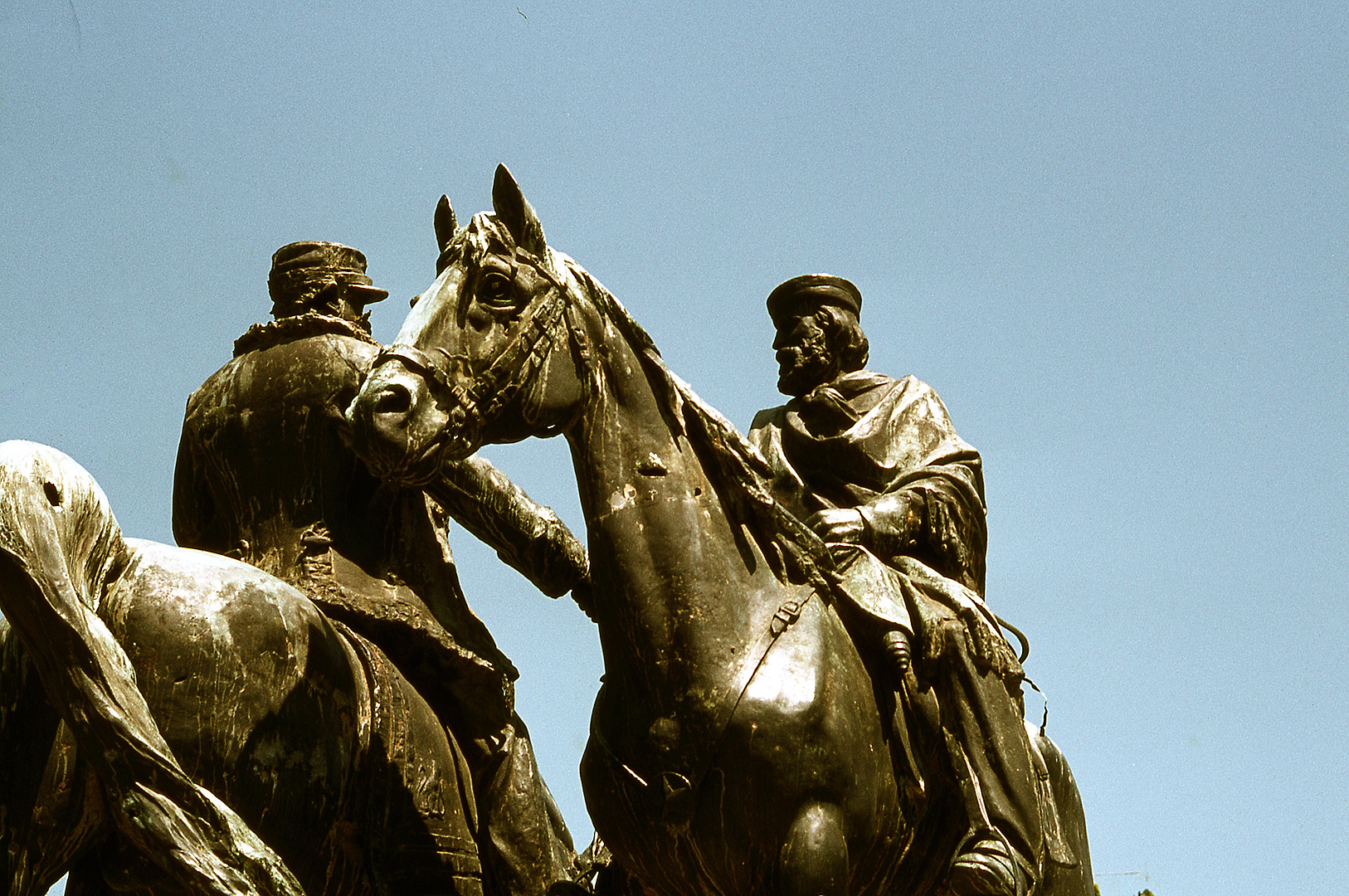 Victor Emanuel II en Garibaldi (Toscane, Itali), Victor Emmanuel II and Garibaldi (Tuscany, Italy)