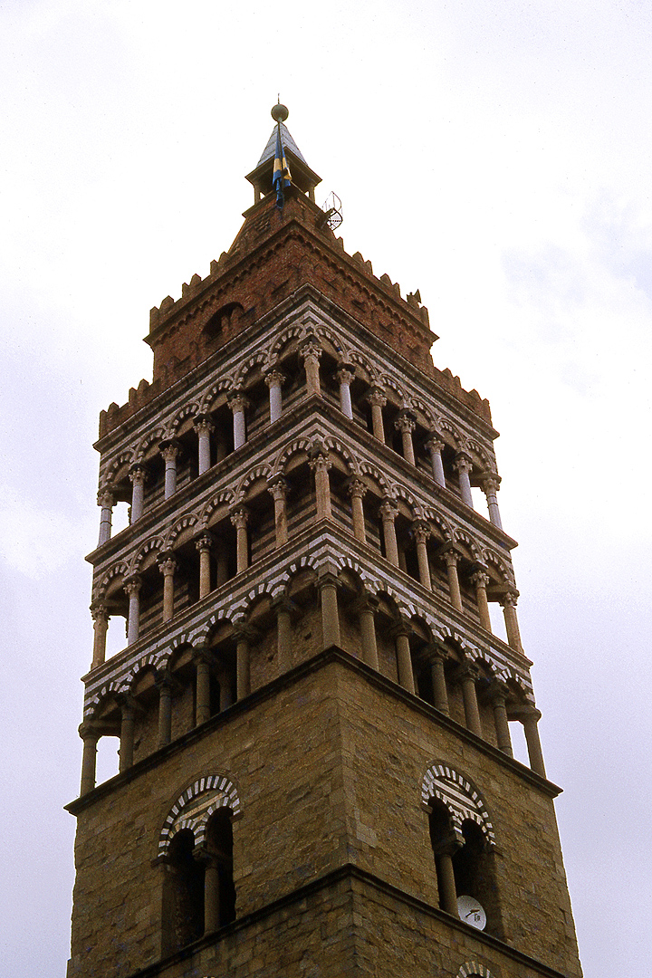 Klokkentoren San Zeno (Pistoia, Toscane, Itali), San Zeno bell tower (Pistoia, Tuscany, Italy)