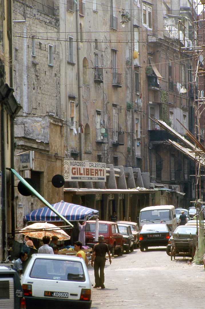 Straatbeeld, Napels (Campani, Itali), Street view, Naples (Campania, Italy)