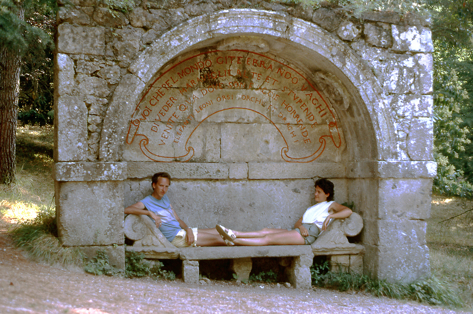 Tuinen van Bomarzo (Lazio, Itali), Gardens of Bomarzo (Lazio, Italy)