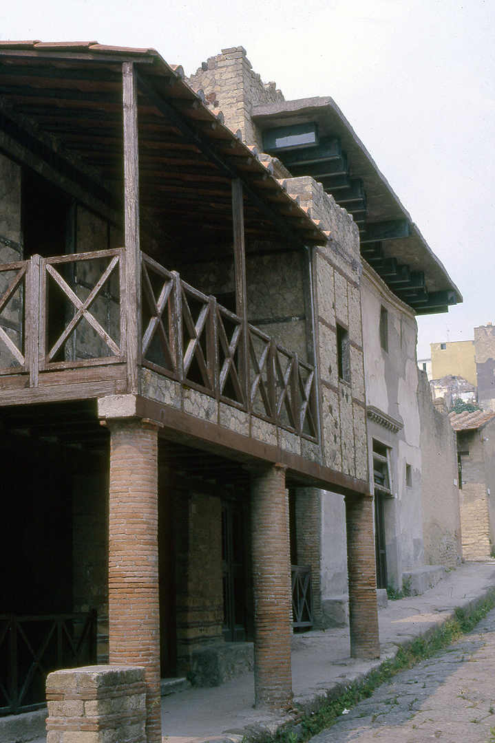 Huis in Herculaneum (Campani, Itali); House in Herculaneum (Campania, Italy)