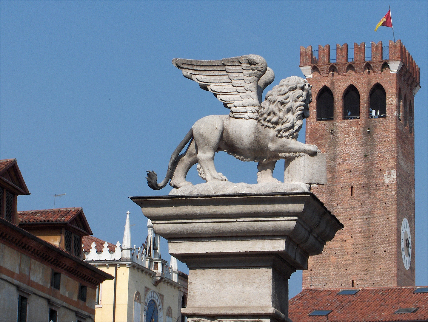 Venetiaanse Leeuw (Bassano del Grappa, Itali); Venetian Lion (Bassano del Grappa, Italy)