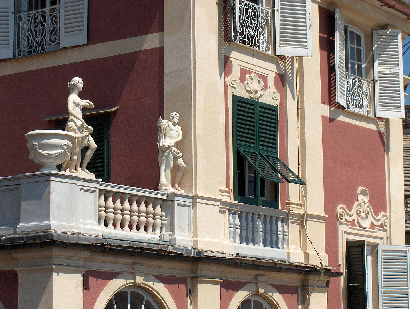 Koninklijk Paleis (Palazzo Reale) Genua.; Royal Palace (Palazzo Reale) Genoa