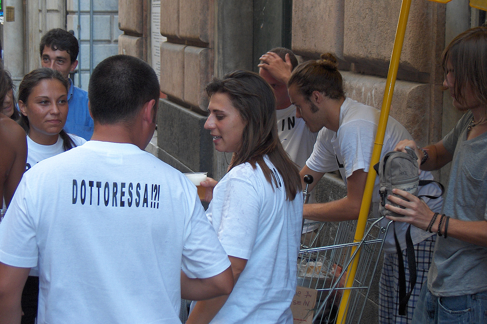 Afstuderen in Genua; Graduation in Genoa