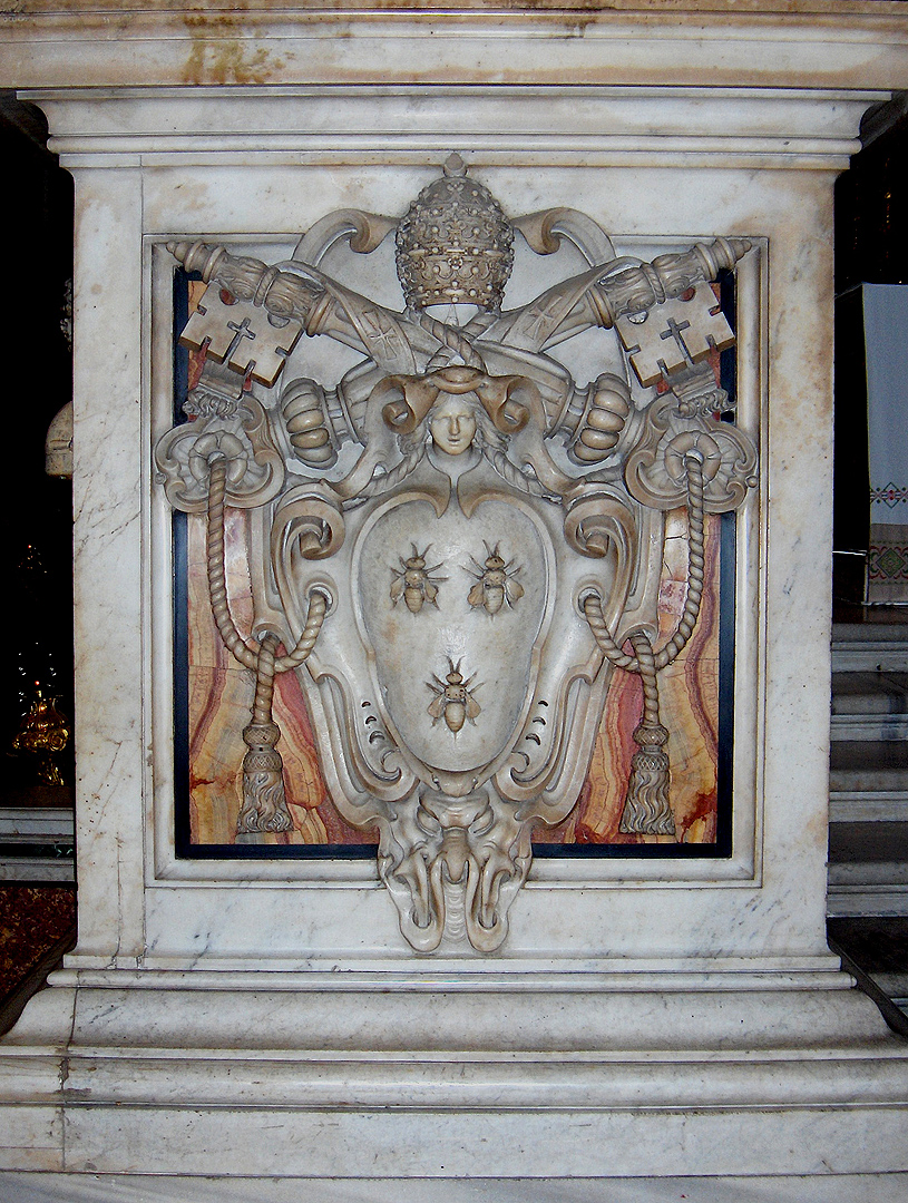 baldakijn van Bernini (Rome, Italië), Saint Peter