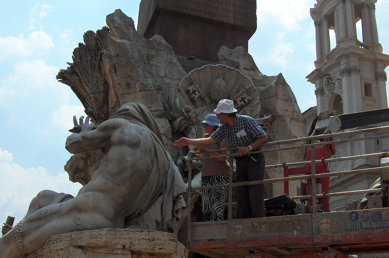 Vierstromenfontein (Rome), Fountain of the Four Rivers