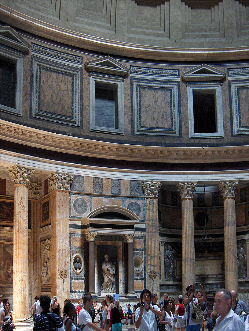 Interieur Pantheon (Rome), Interior Pantheon