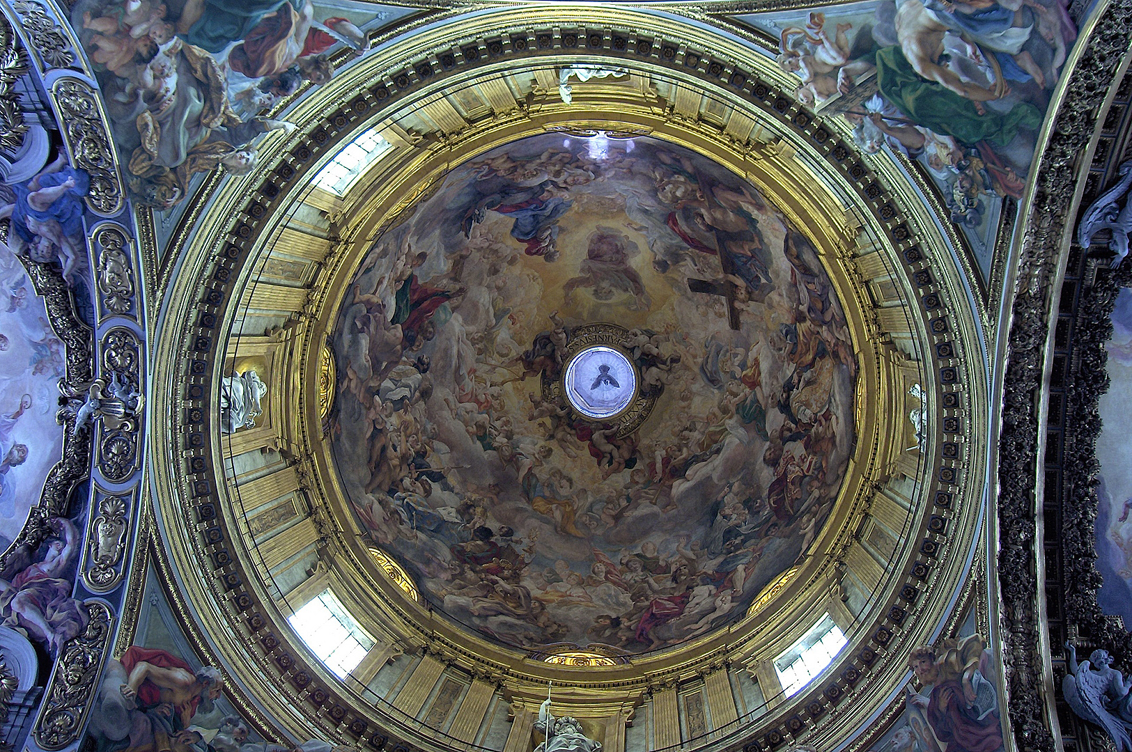 Il Ges, interieur (Rome); Il Ges, interior