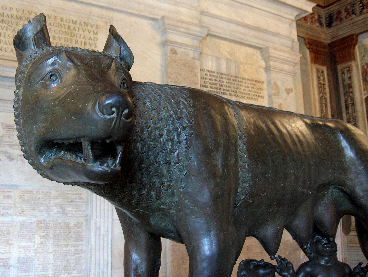 Lupa Capitolina (Capitolijnse Wolf Rome); Lupa Capitolina (Capitoline Wolf)