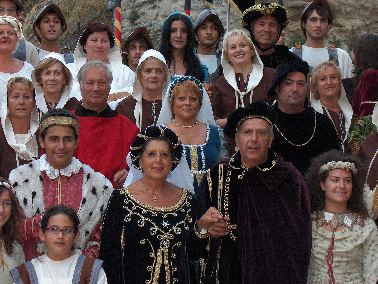 Historisch gezelschap (Abruzzen, Itali); Historical group (Abruzzo, Italy)