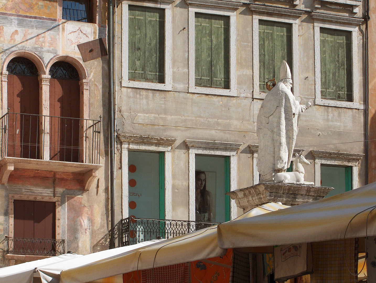 Markt (Bassano del Grappa, Itali); Market (Bassano del Grappa, Italy)