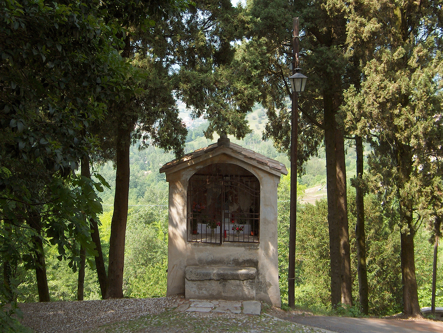 Wegaltaar in Asolo (TV, Veneto, Itali), Wayside shrine, Asolo (TV, Veneto, Italy)