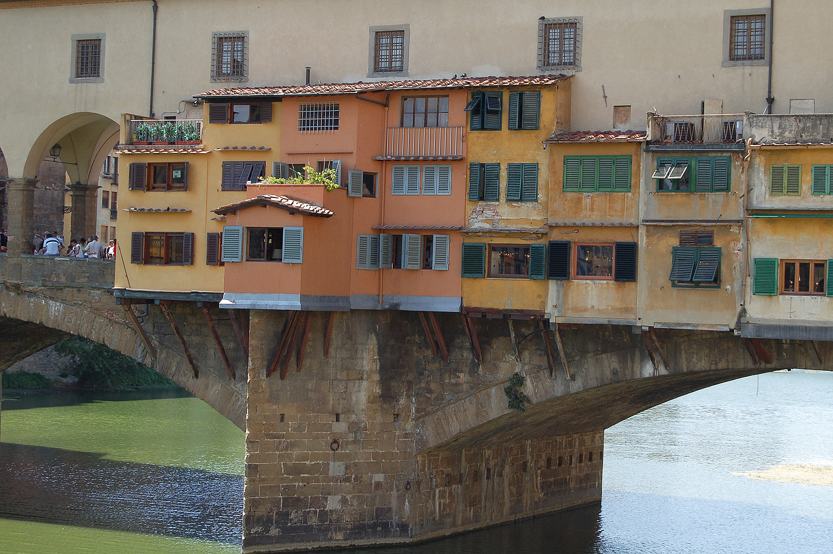 Ponte Vecchio (Florence, Toscane, Itali)., Ponte Vecchio (Florence, Tuscany, Italy).