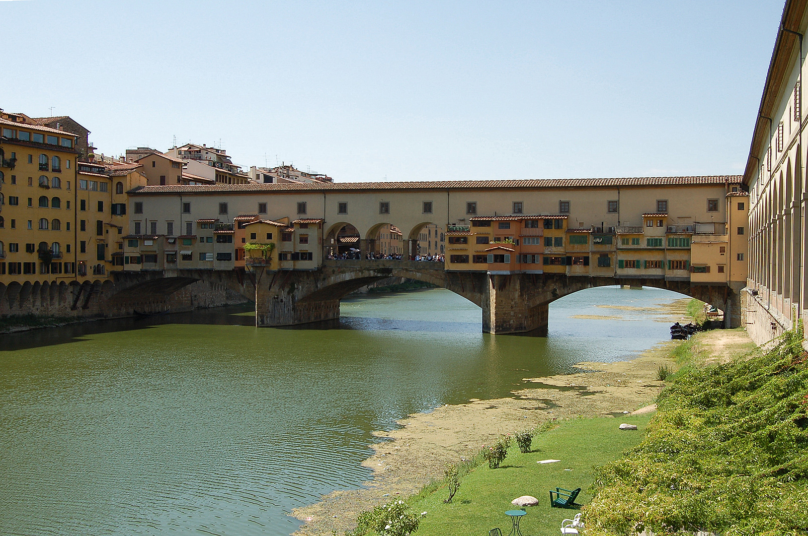 Ponte Vecchio (Florence, Toscane, Itali)., Ponte Vecchio (Florence, Tuscany, Italy).