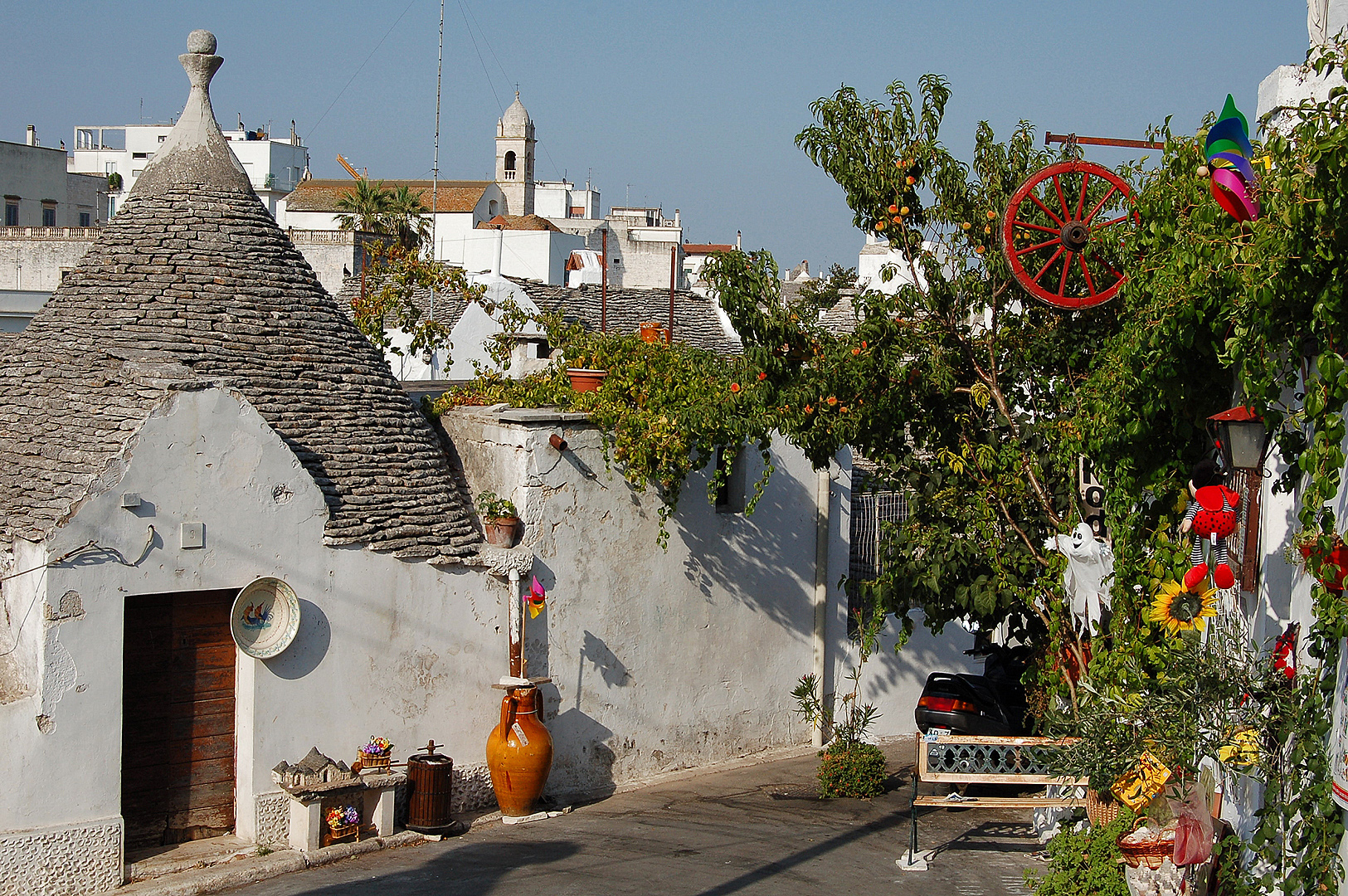 Trulli in Alberobello (Apuli, Itali); Trulli in Alberobello (Apulia, Italy)