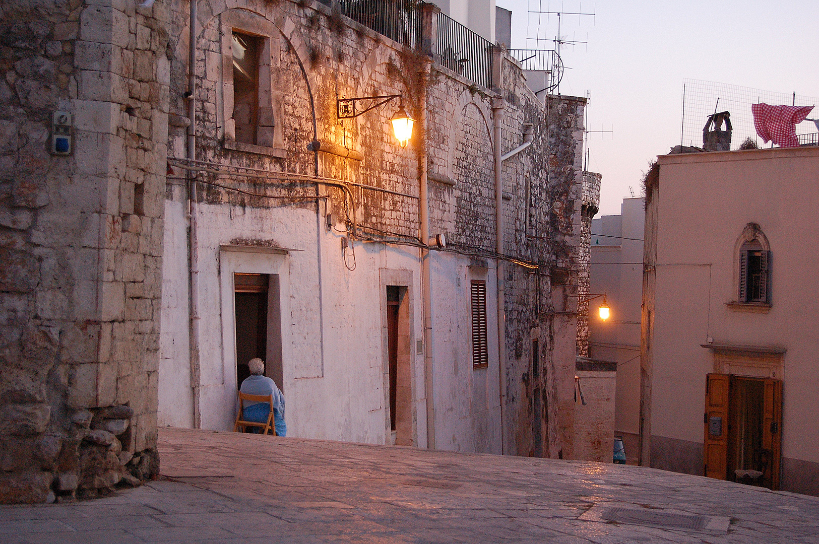 Avondschemering (Apuli, Itali); Twilight (Apulia, Italy)