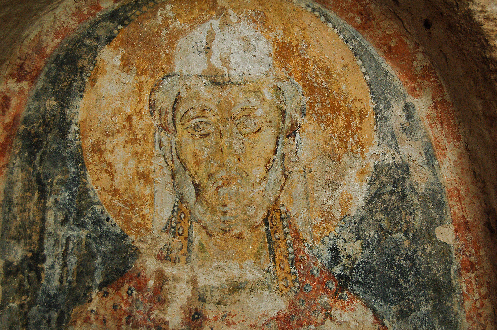 Grotkerk bij Fasano (Apuli, Itali), Cave church near Fasano (Apulia, Italy)