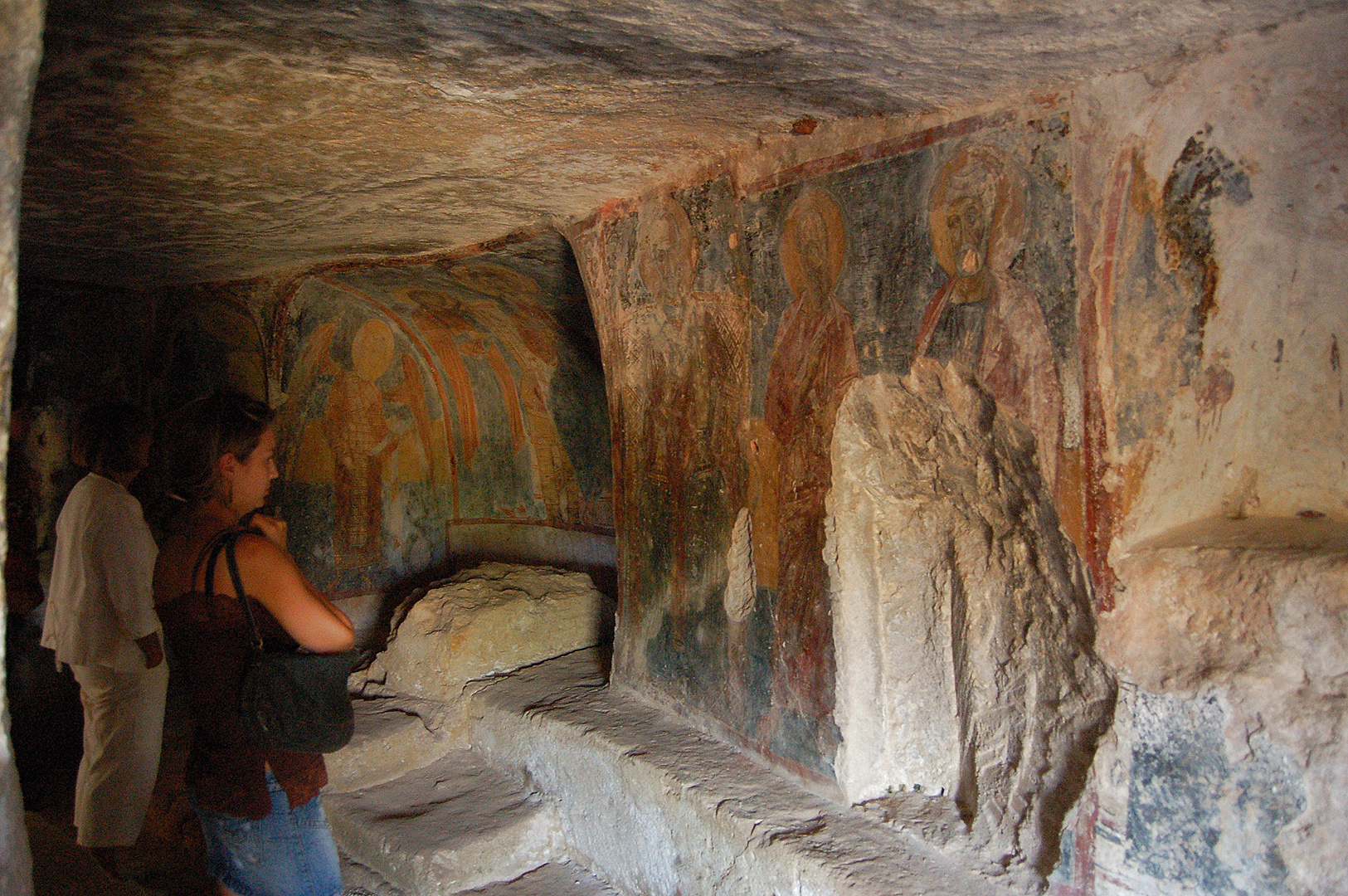 Grotkerk bij Fasano (Apuli, Itali); Cave church near Fasano (Apulia, Italy)