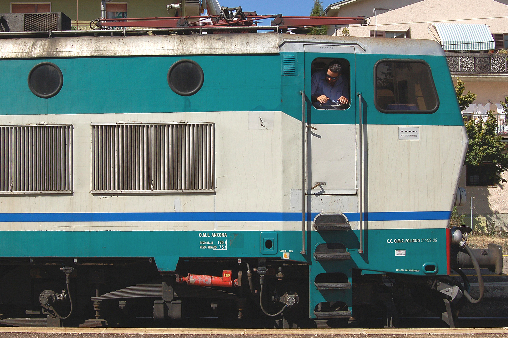 Locomotief E 656 (Abruzzen, Itali), Locomotive E656 (Abruzzo, Italy)