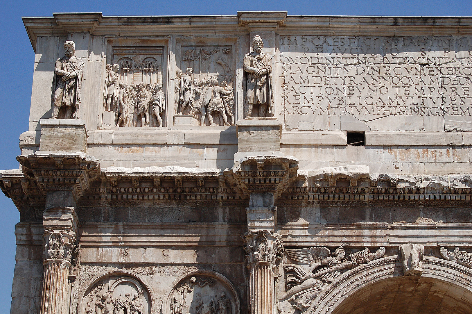 Boog van Constantijn (Rome, Itali), Arch of Constantine (Rome, Italy)