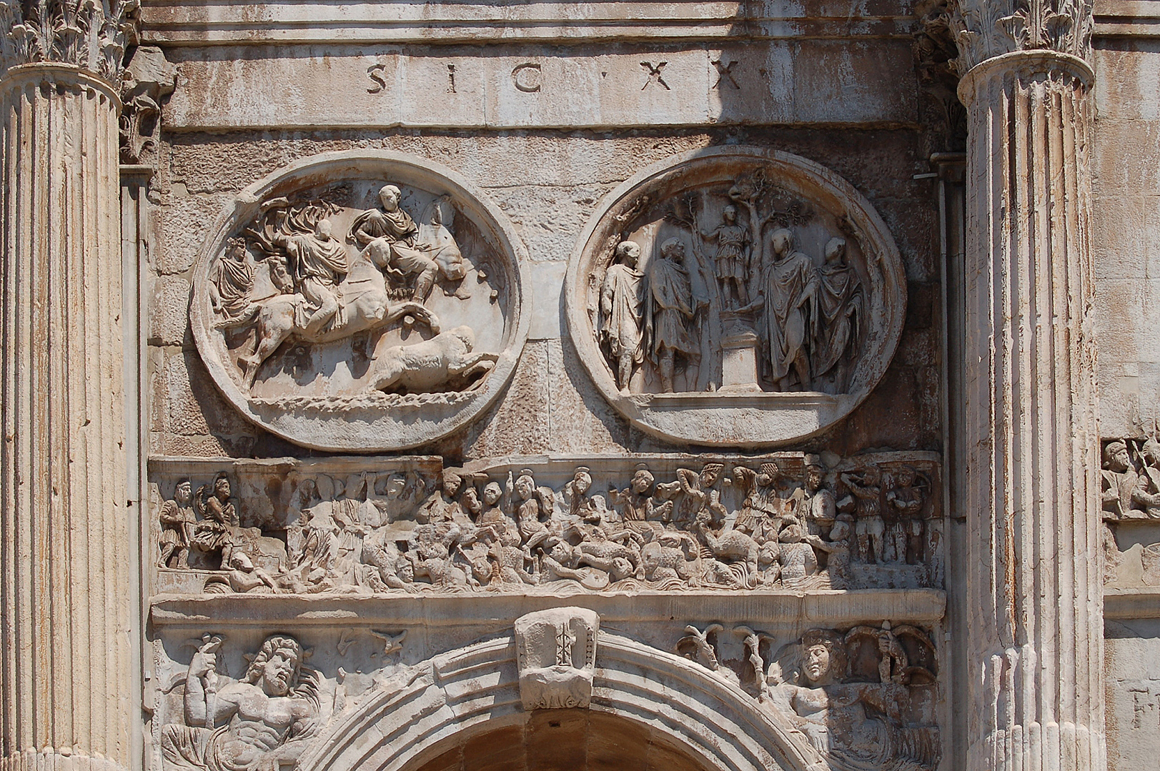 Boog van Constantijn (Rome, Itali); Arch of Constantine (Rome, Italy)