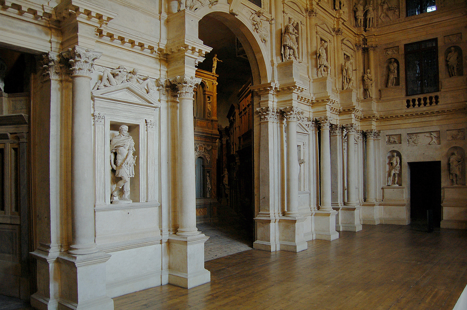 Teatro Olimpico, Vicenza, Veneto, Itali, Teatro Olimpico (Andrea Palladio), Vicenza, Italy