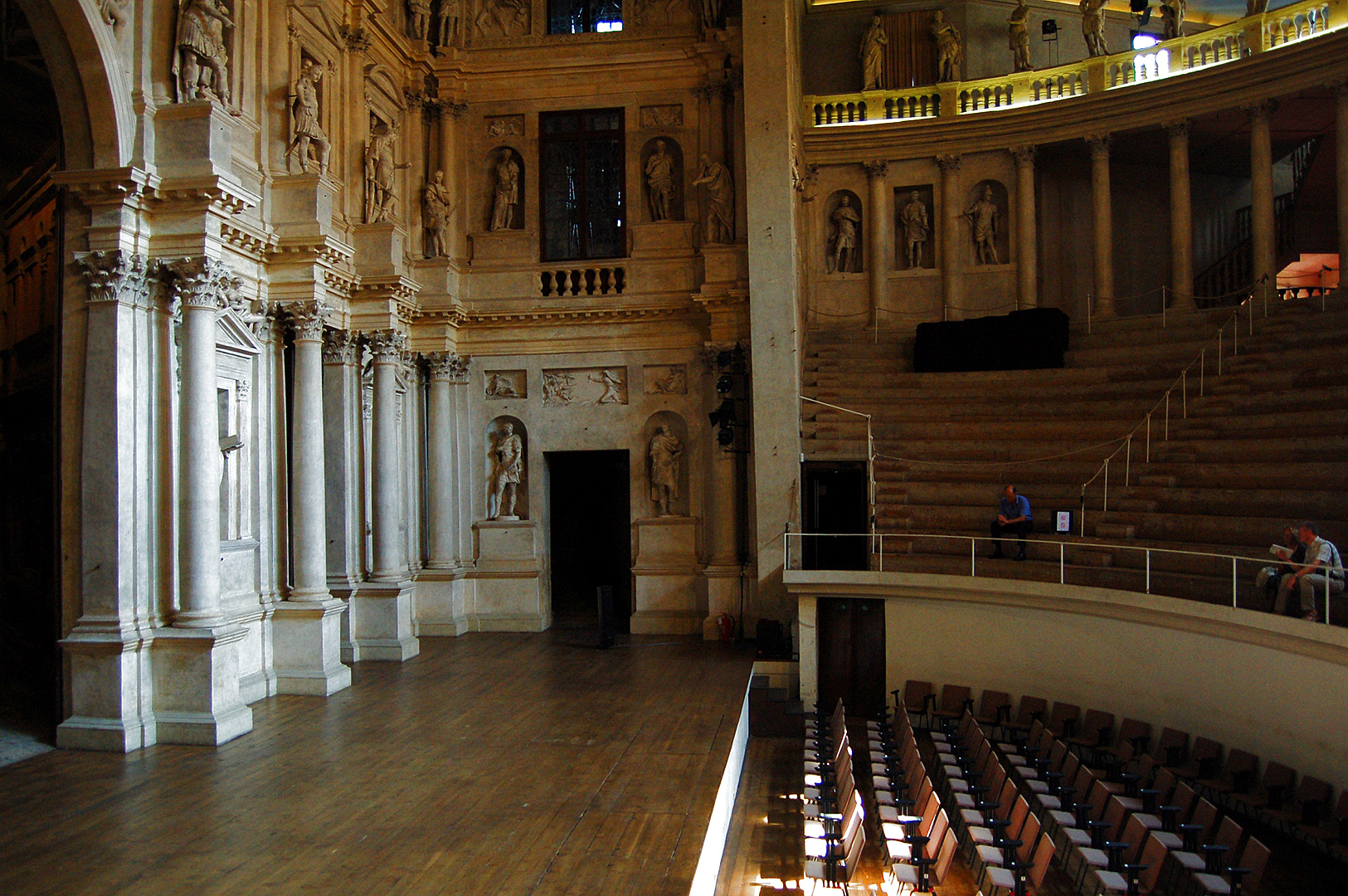 Teatro Olimpico, Vicenza, Veneto, Itali; Teatro Olimpico (Andrea Palladio), Vicenza, Italy