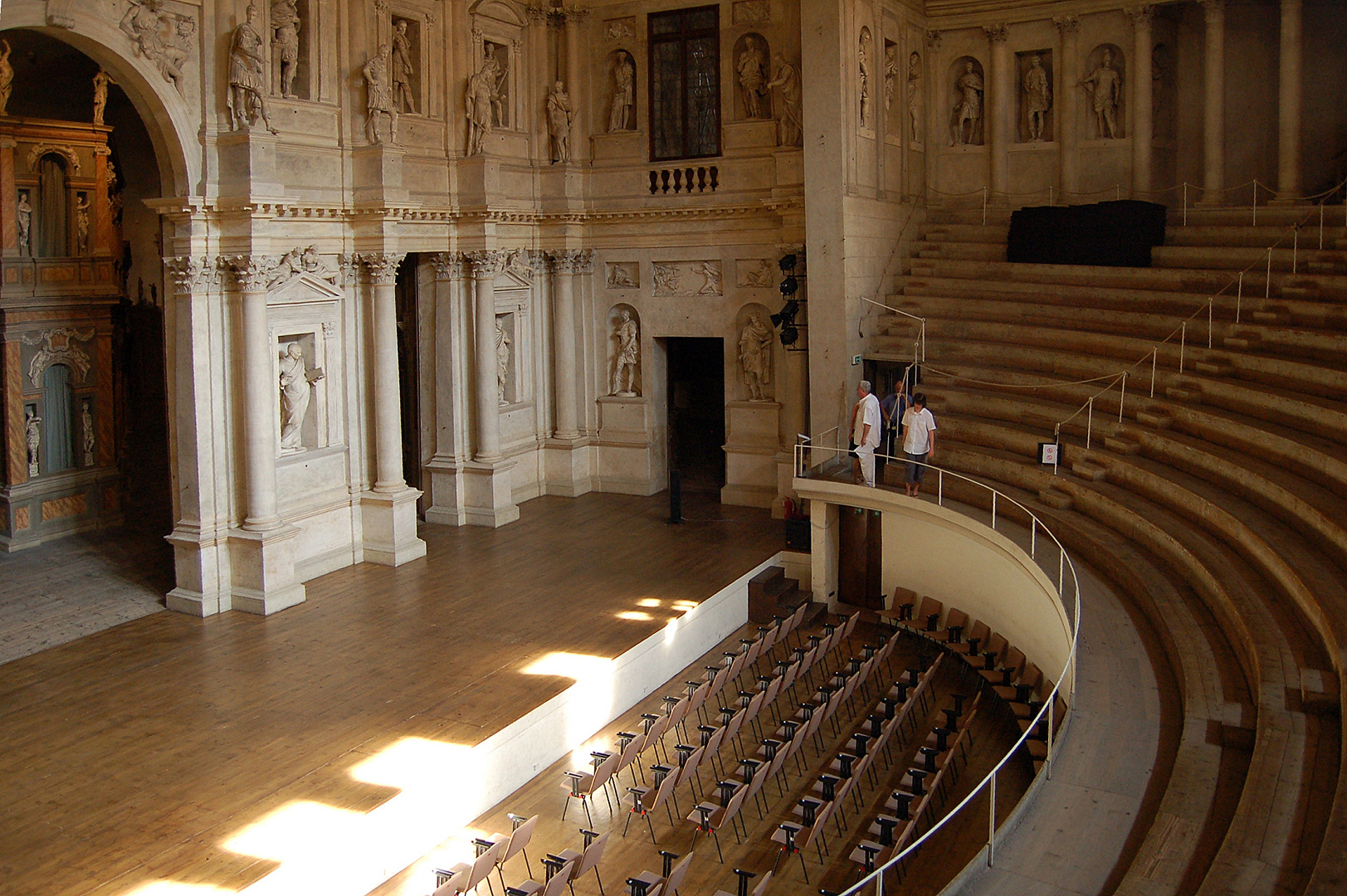 Teatro Olimpico, Vicenza, Veneto, Italië, Teatro Olimpico (Andrea Palladio), Vicenza, Italy