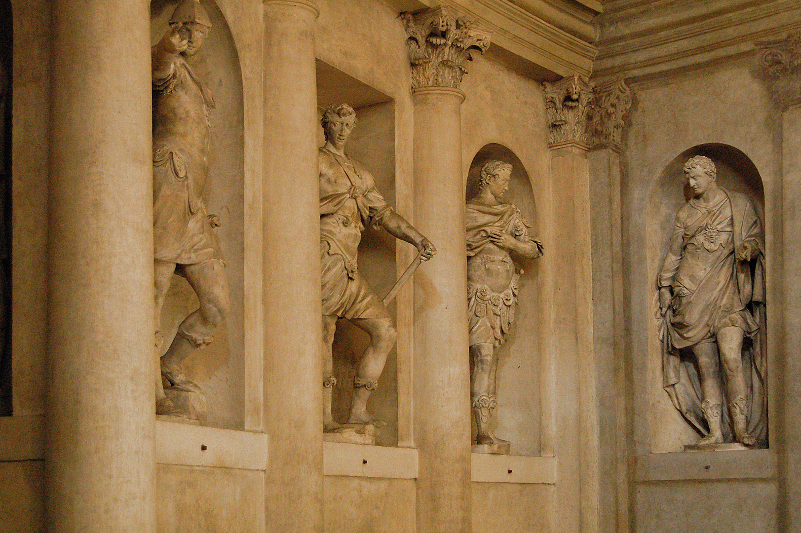 Proscenium, Teatro Olimpico, Vicenza; Teatro Olimpico (Andrea Palladio), Vicenza, Italy