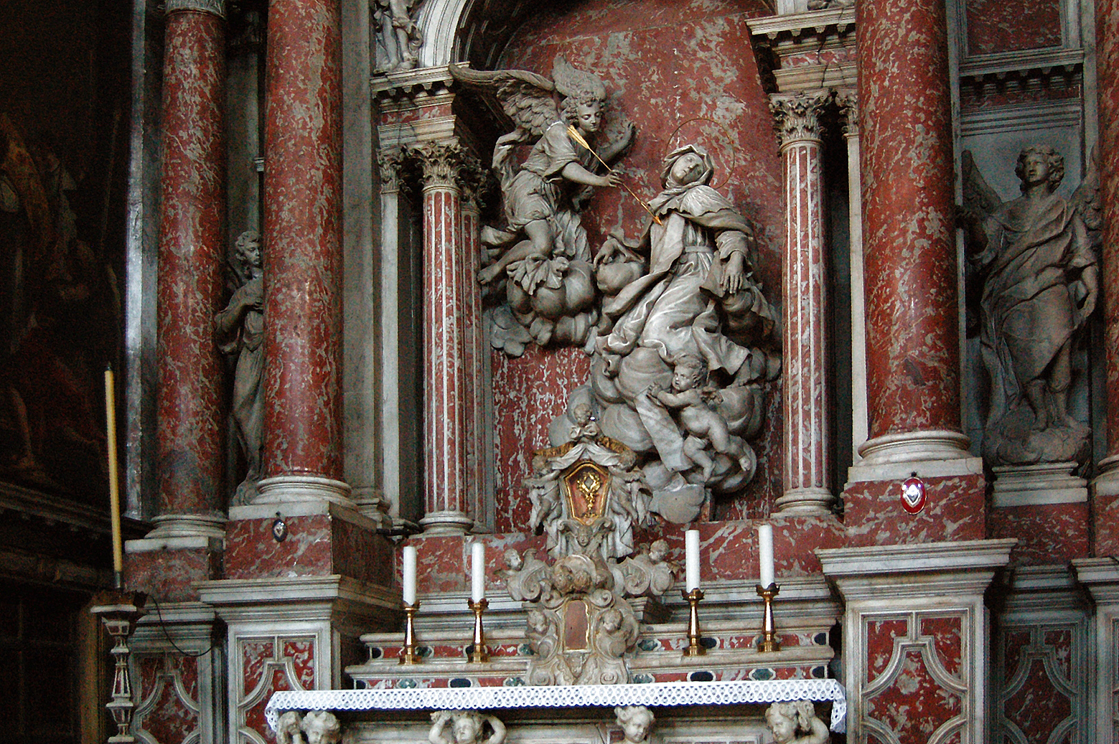 Chiesa degli Scalzi: Extase v.d.Heilige Theresia.; Scalzi (Venice, Italy)