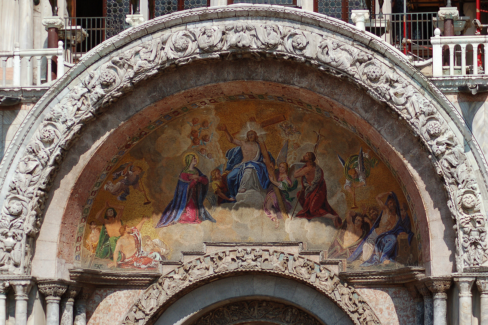 Christus en het Latste Oordeel , S. Marco, Veneti; San Marco, Venice