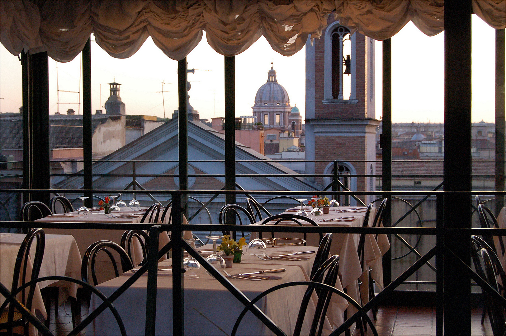 Restaurant bij de Pincio (Lazio, Rome); Restaurant near the Pincio (Latium, Rome)