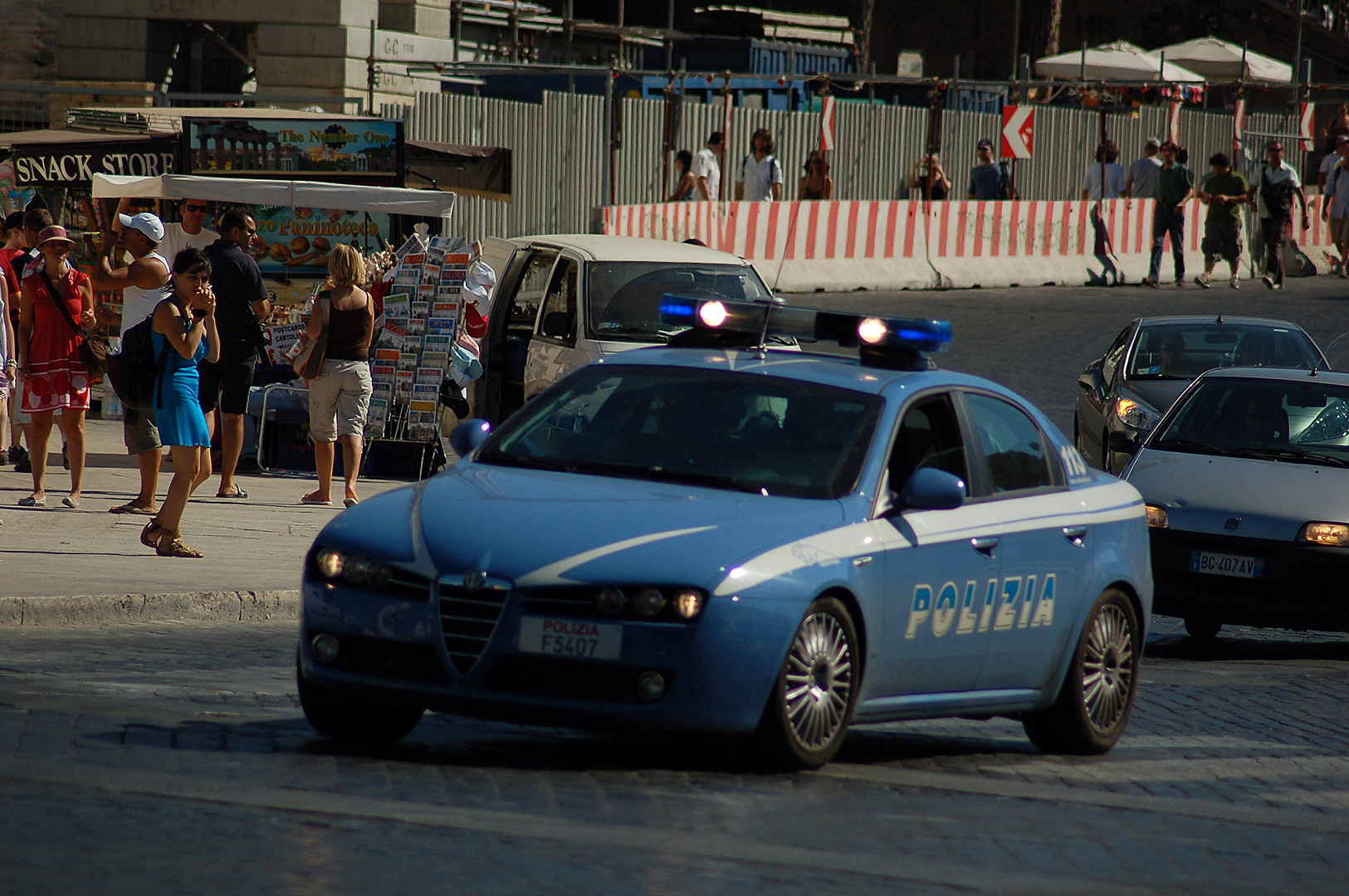 Alfa 159 polizia (Rome, Itali), Alfa 159 polizia (Italy, Latium, Rome)