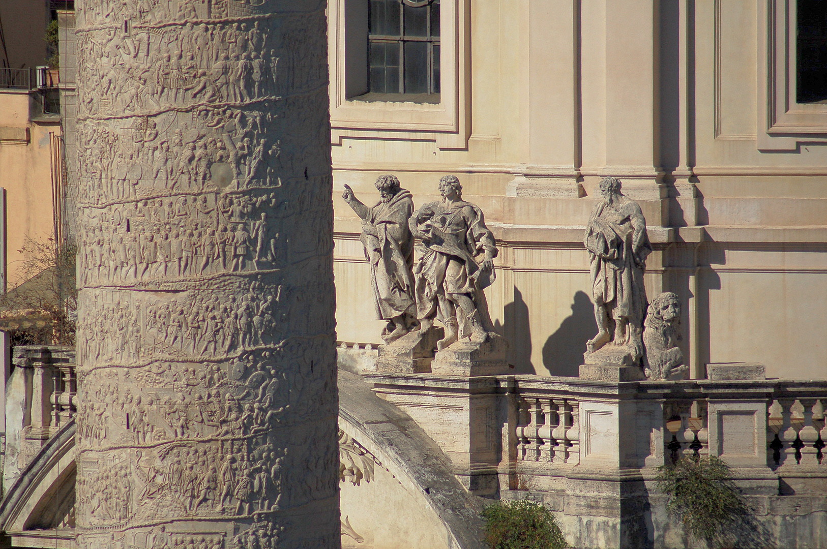 Zuil van Trajanus (Rome, Itali), Trajan