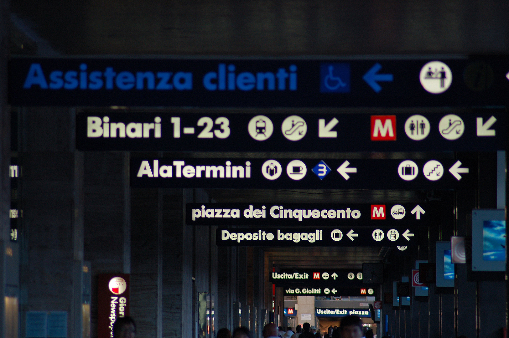 Station Roma Termini (Rome, Itali), Roma Termini railway station (Rome)