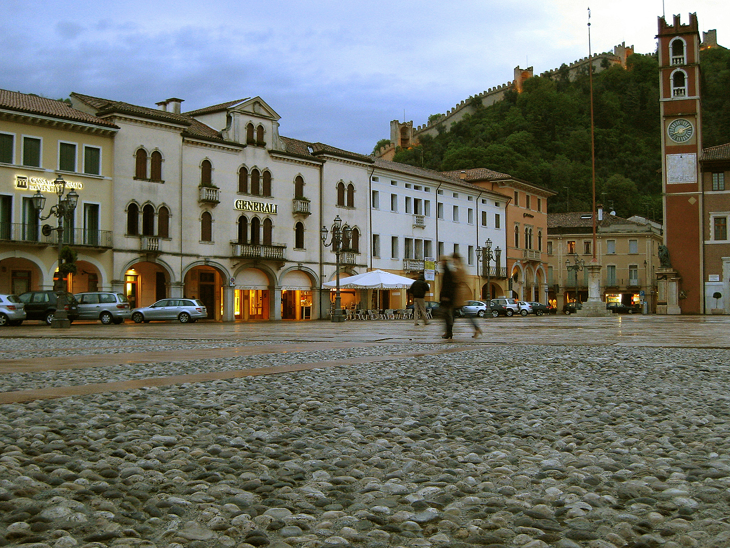 Piazza Castello, Marostica (VI, Veneto, Itali); Piazza Castello, Marostica (VI, Veneto, Italy)