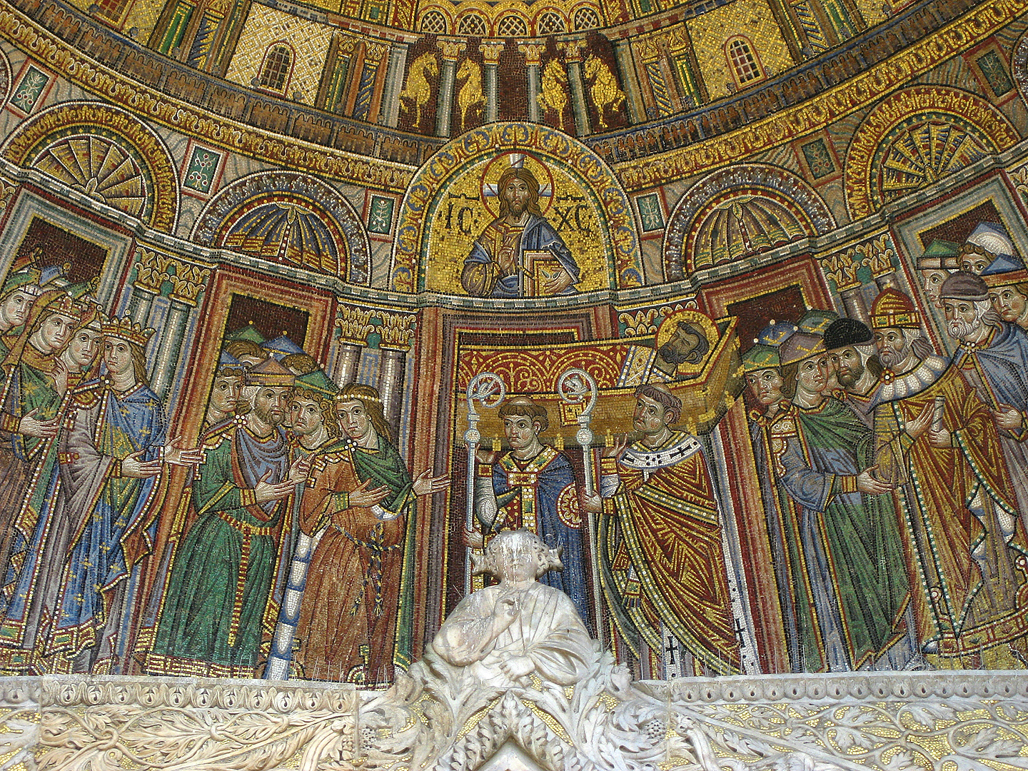 Overbrengen van het lichaam van Sint-Marcus.; San Marco, Venice