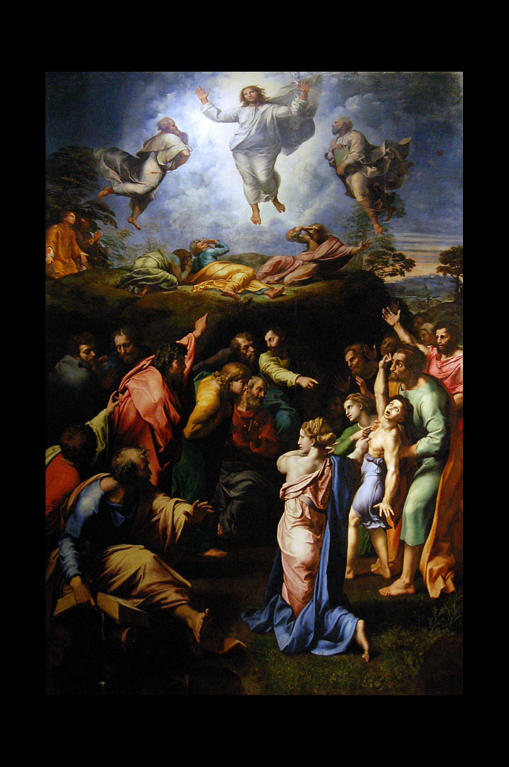 Rafal Santi, Transfiguratie, 1516- 1520, Rome; Raphael, Transfiguration, Vatican Museums, Rome