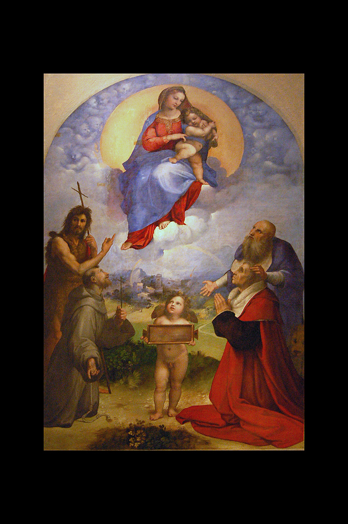 Rafal, Madonna di Foligno, Rome, Itali; Raphael, Madonna di Foligno, Rome, Italy