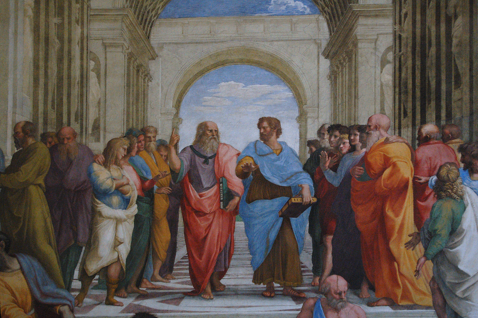 School van Athene, Rafal, Rome, The School of Athens, Raphael, Rome