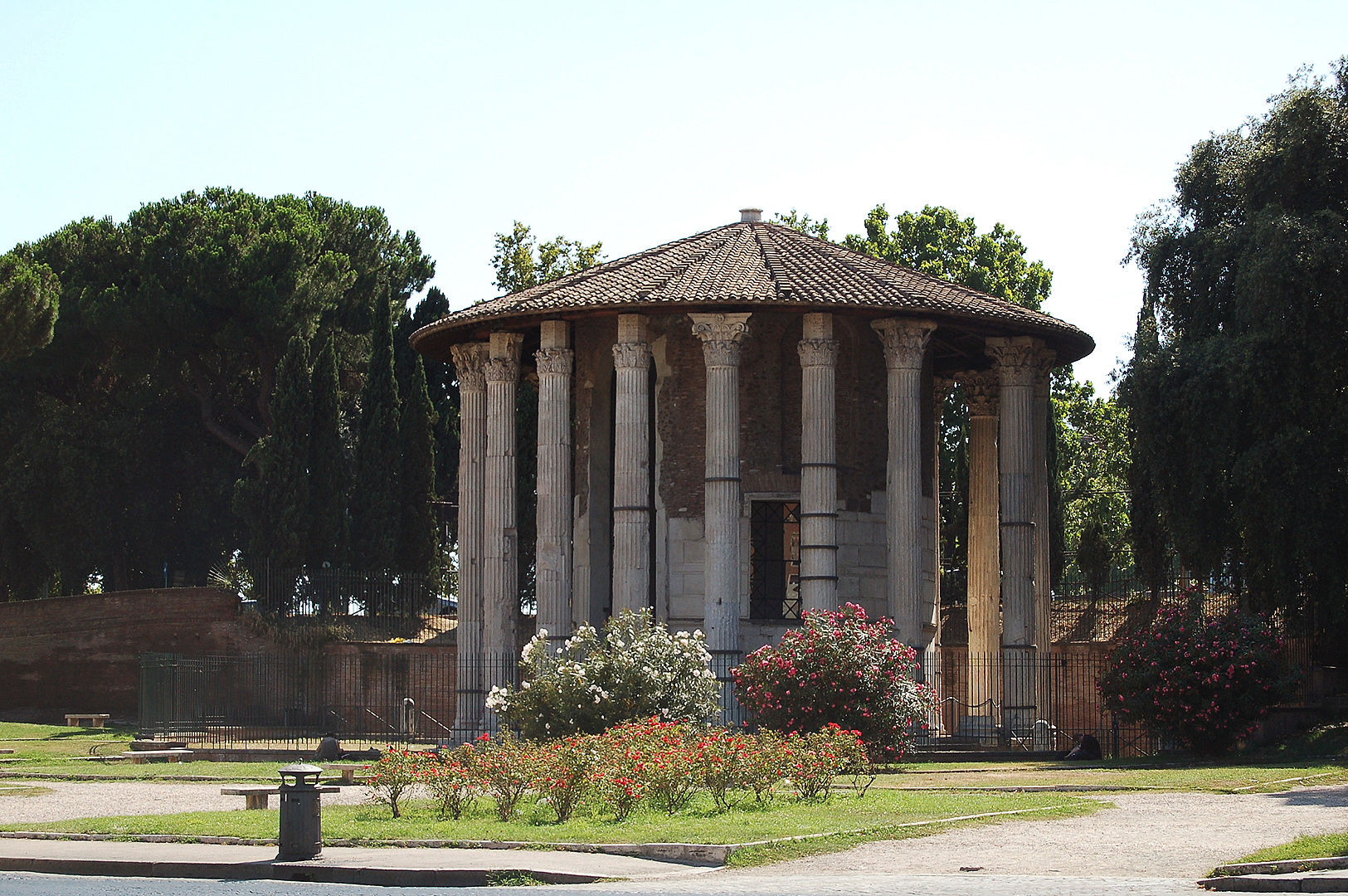 Tempel van Hercules Invictus, Rome, Itali; Temple of Hercules Victor, Rome, Italy.