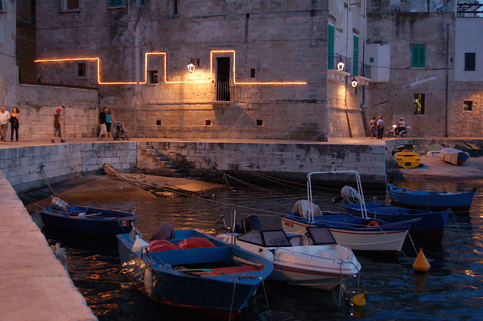 Haven van Monopoli (Apuli, Itali), Old harbour of Monopoli (Puglia, Italy)